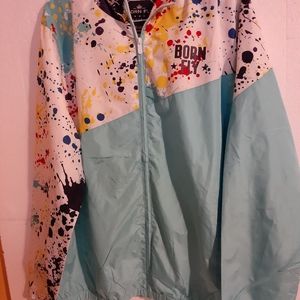 Born Fly Men's Windbreaker Jacket New